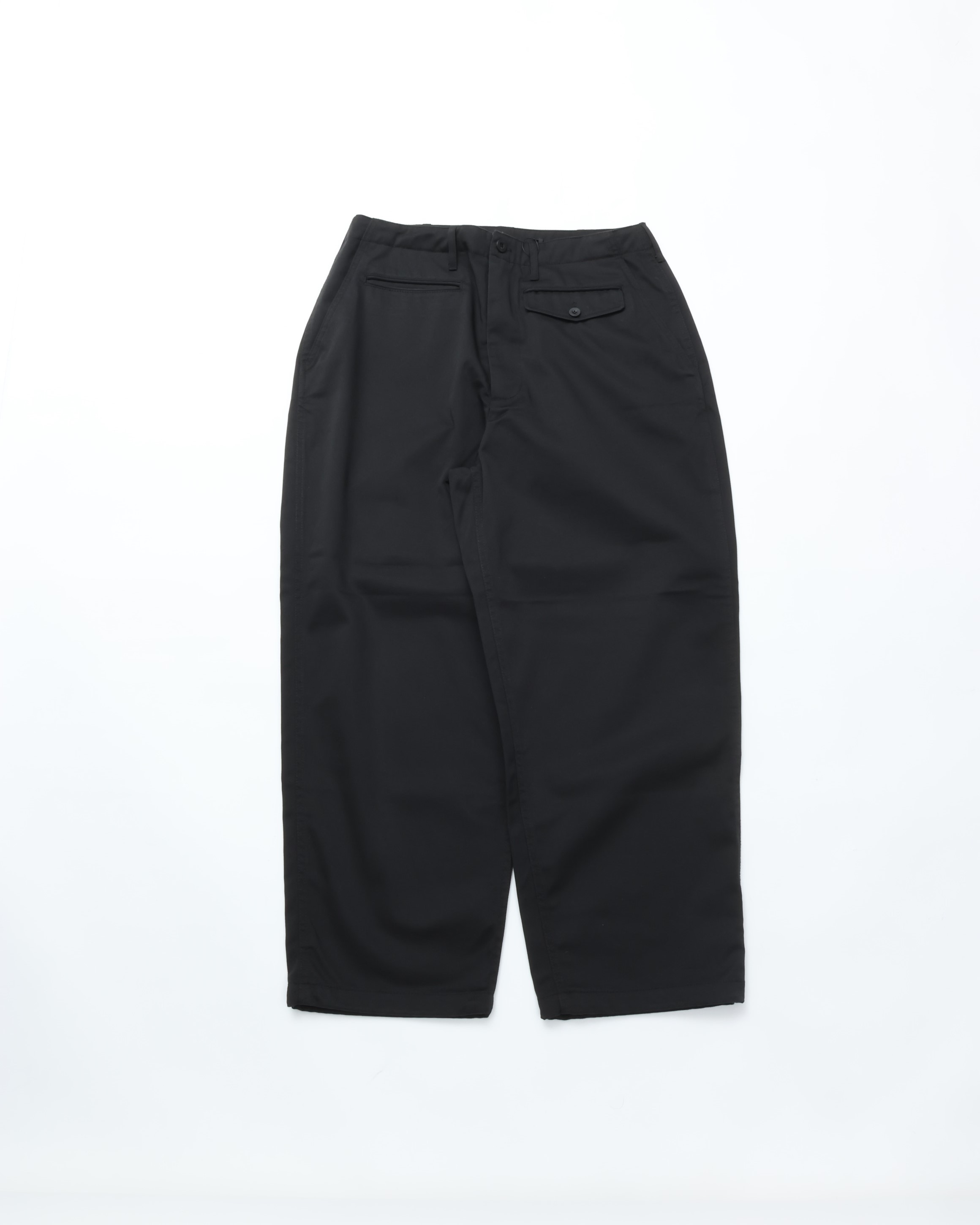 NULL tokyo BIG-CHINO BLACK ヌル トーキョー ビックチノ チノパン ワイドパンツ