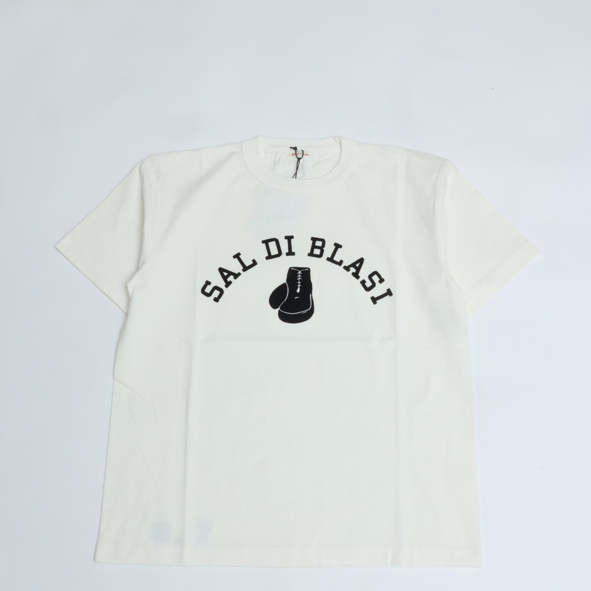 A.G.SPALDING&BROS / ARCHIVE GRAPHIC TEE SAL DI BLASI WHITE エージースポルディング＆ブロス Tシャツ 半袖 ヘビーウェイト 丸胴｜CASDAY