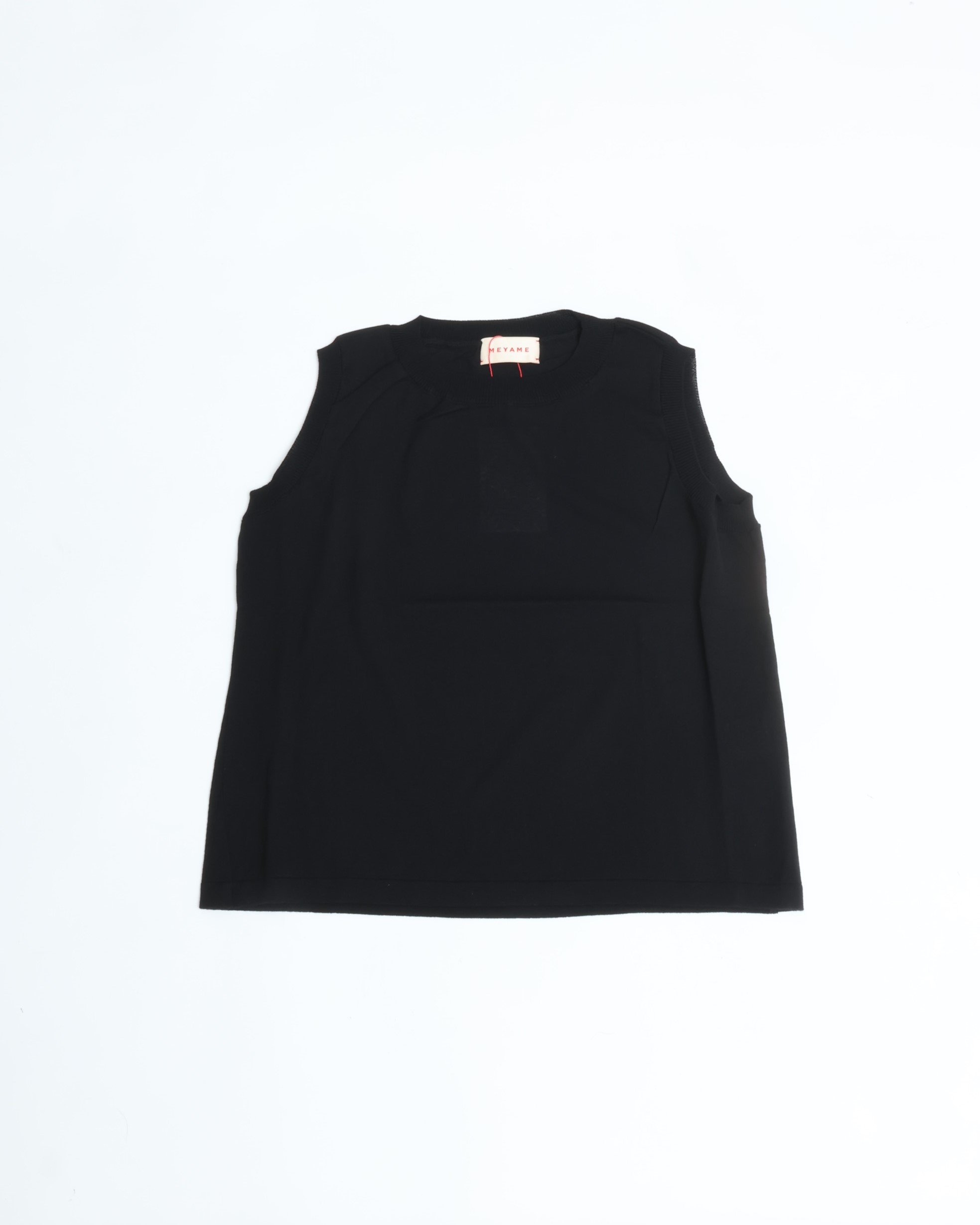 楽天市場】MEYAME / COTTON KNIT SLEEVELESS HEATHER GREY