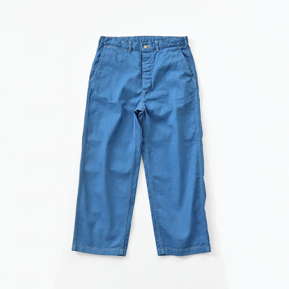 HATSKI　Moleskin Work Pants 　ブルー HATSKI】Moleskin Work Pants | theater(シアター)