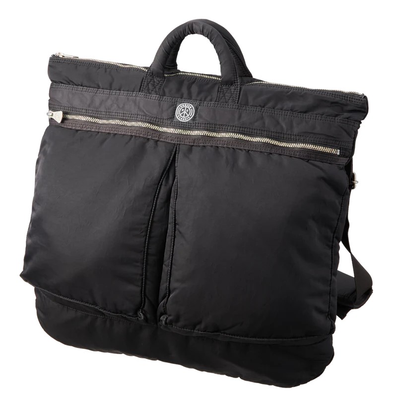 PORTER CLASSIC ポータークラシック SUPER NYLON HELMET CASE L black スーパーナイロン ヘルメット ケース