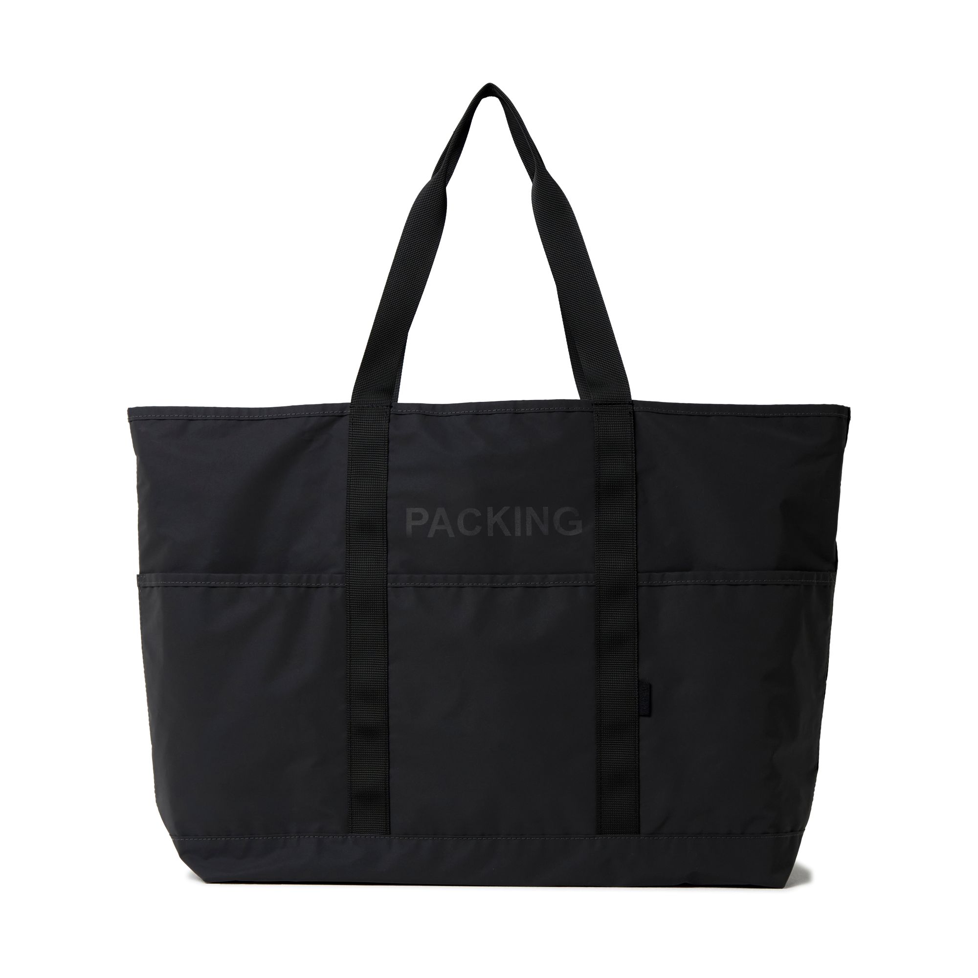 PACKING パッキング BLACK REFLECTIVE TOTE PA-059 リフレクティブ トートバッグ PACKING 2018