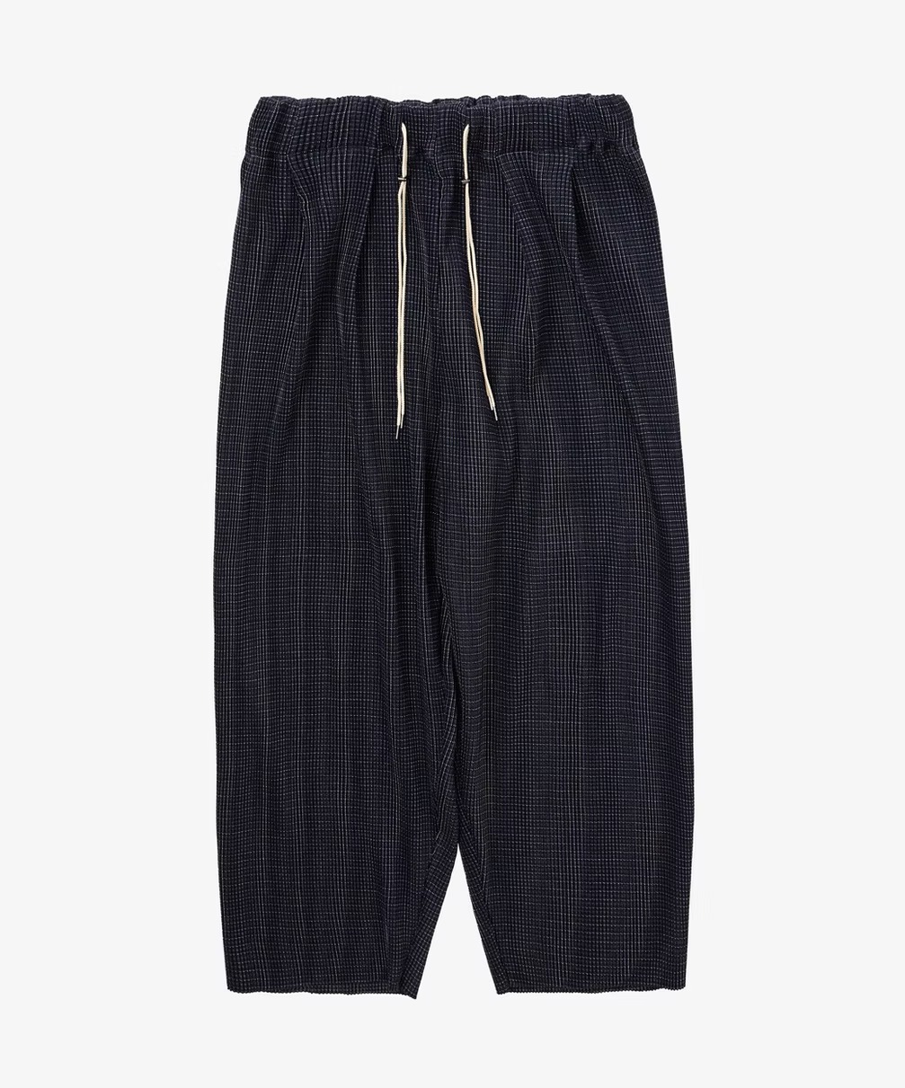 Sillage シアージ circular pleats pants deadstock watahiko tex sashiko サーキュラープリーツパンツ デッドストック ワタヒコテックス サシコ