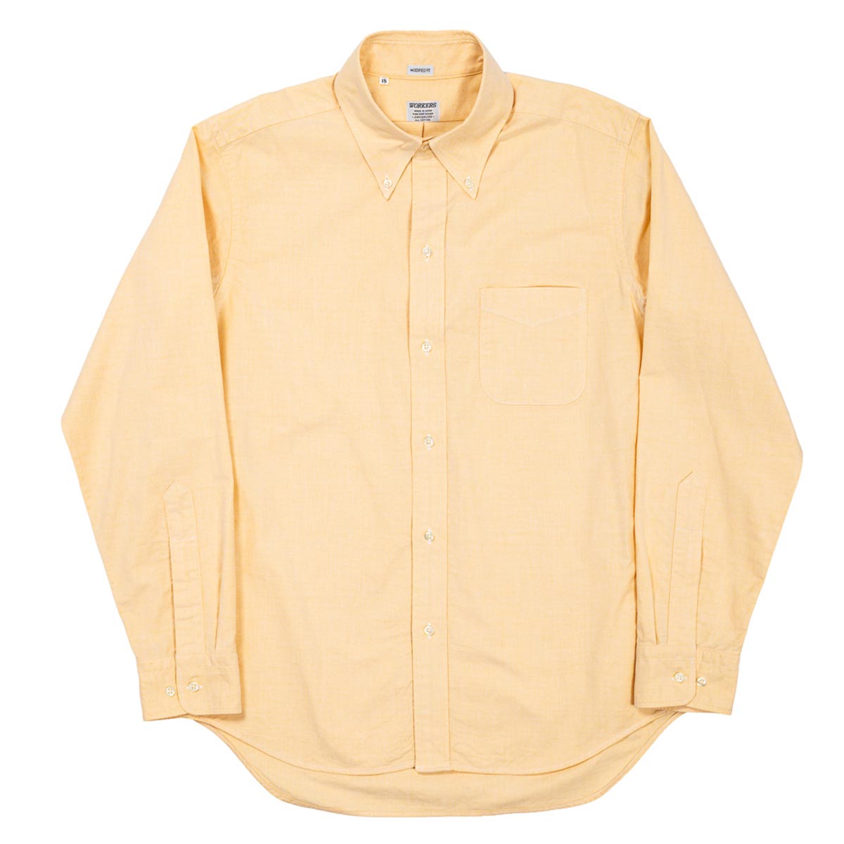 WORKERS ワーカーズ Modified 6 Button BD YELLOW シャツ スーピマオックス 13,838円