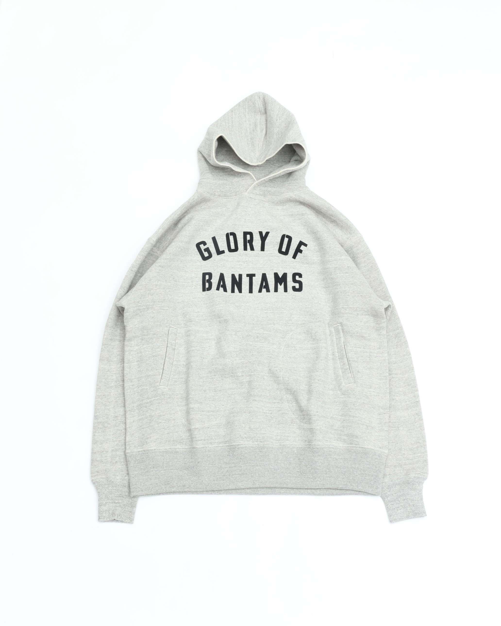 A.G.SPALDING&BROS エージースポルディング GLORY OF BANTAMS SIDE-LINE PARKA L.GRAY サイドラインパーカー スウェット フーディー 吊り裏毛|CASDAY