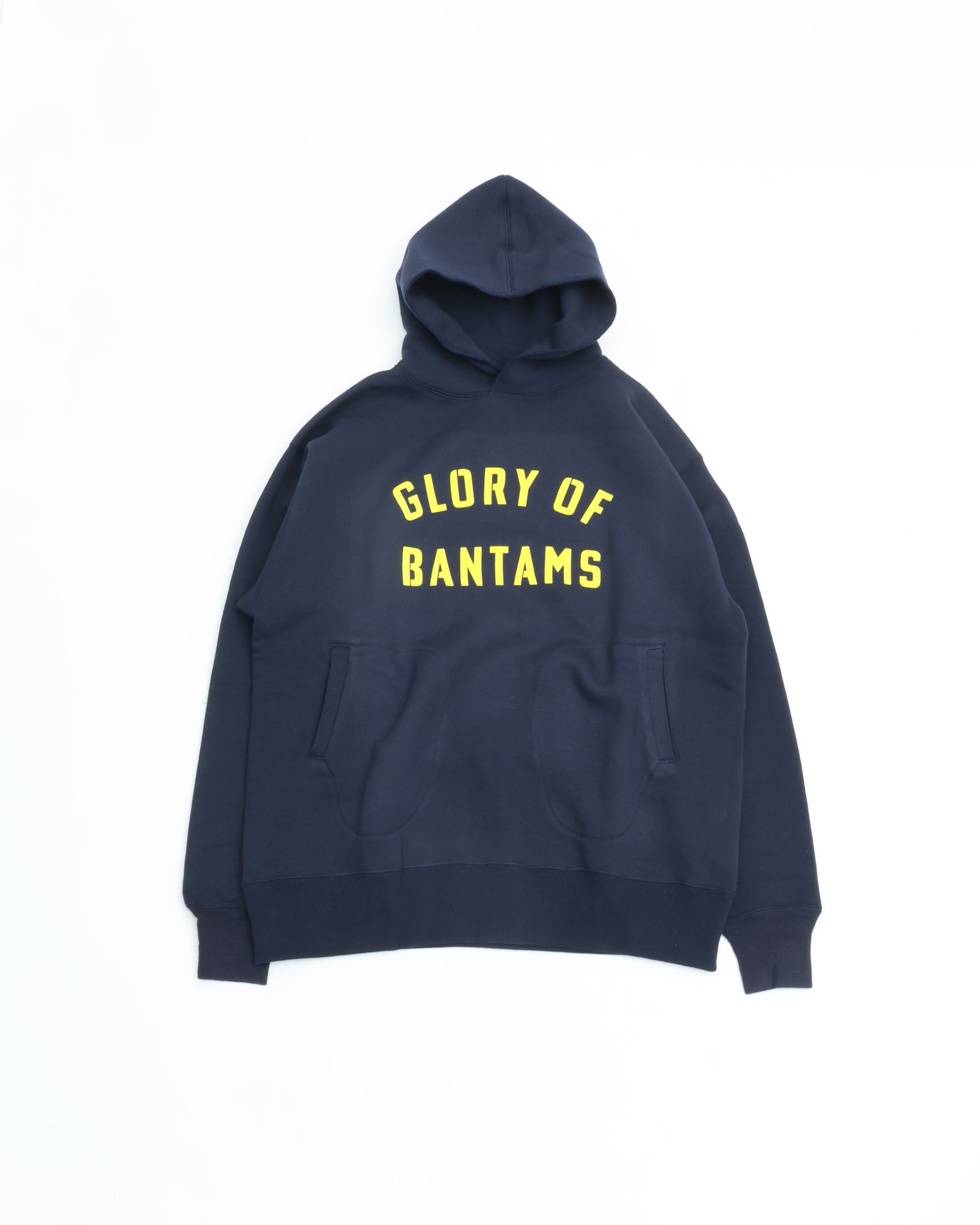 A.G.SPALDING&BROS エージースポルディング GLORY OF BANTAMS SIDE-LINE PARKA NAVY サイドラインパーカー スウェット フーディー 吊り裏毛|CASDAY