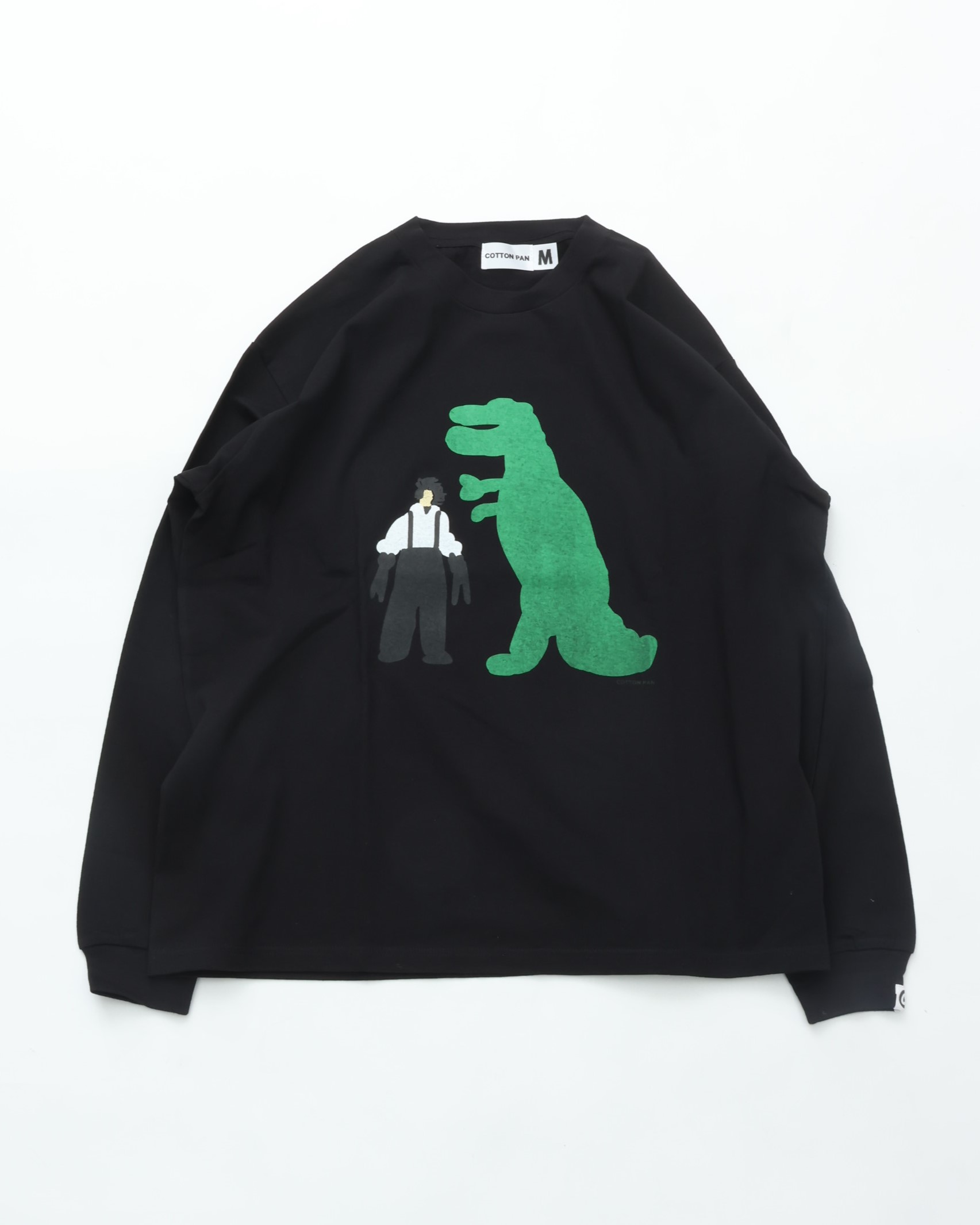 COTTON PAN コットンパン エドワード BLACK Tシャツ 長袖 BLACK
