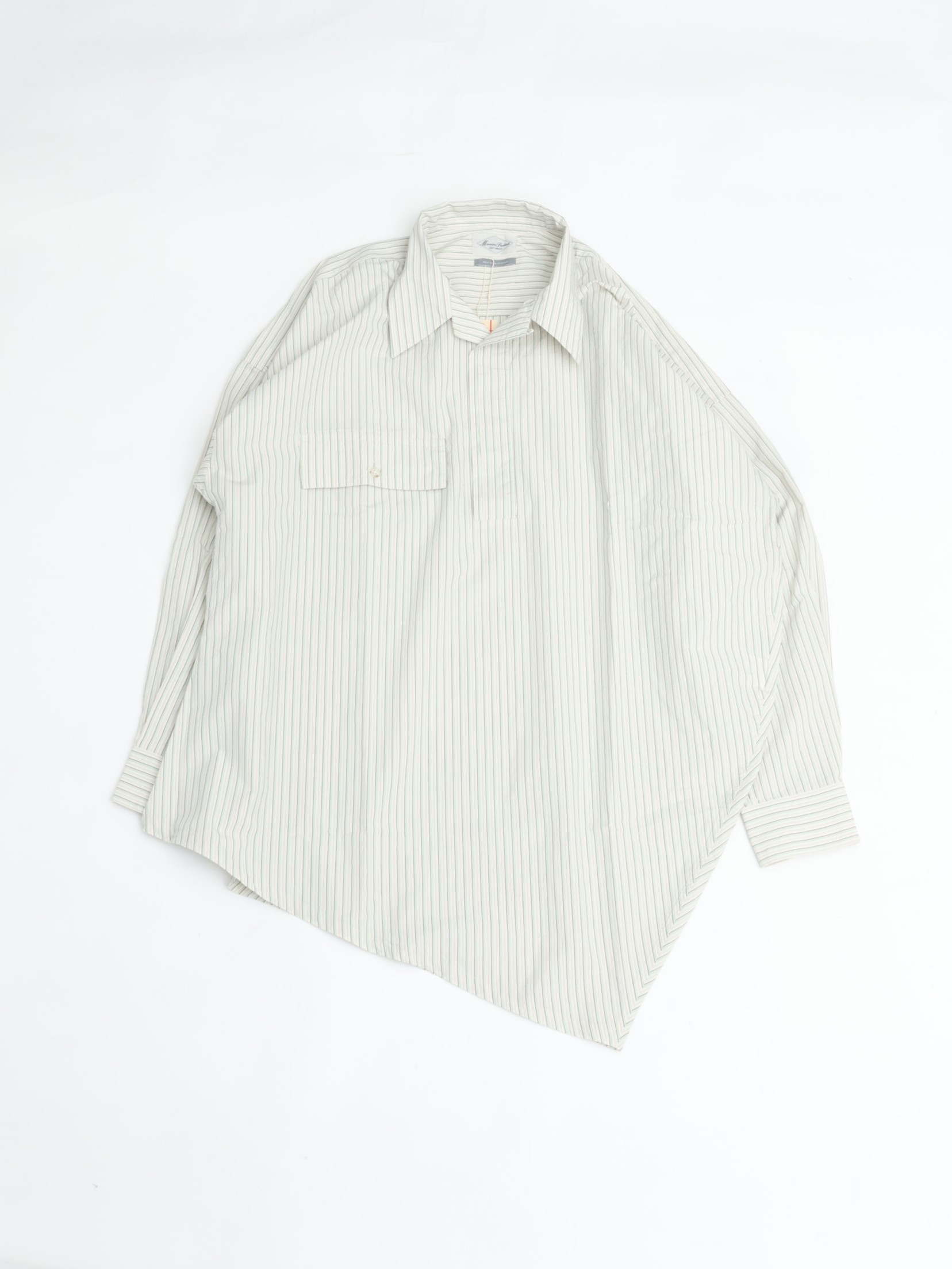 Marvine Pontiak Shirt Makers マービンポンティアックシャツメーカーズ Twist P/O Beige ST ツイスト プルオーバーシャツ
