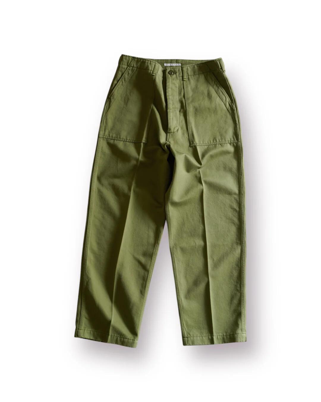 HATSKI ハツキ Loose Fatigue Trouser 24021 ルーズ ファティーグトラウザー ベイカーパンツ|CASDAY