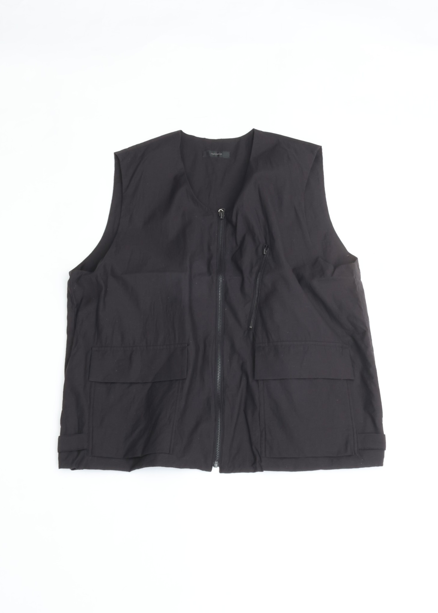 roundabout ラウンダバウト Fold Back Full-Zip Vest RA26SS-VT01 フォールドバック フルジップ ベスト