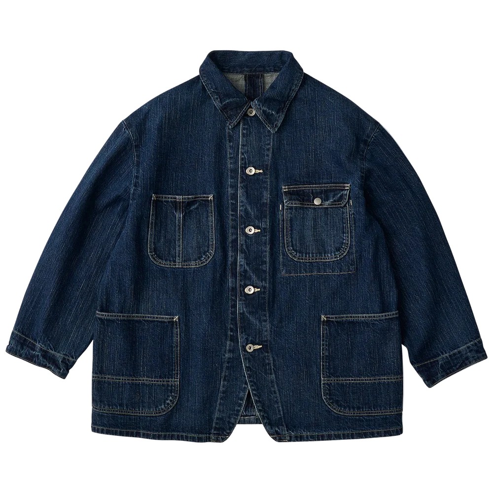 PORTER CLASSIC ポータークラシック　STEINBECK DENIM COVERALLS NAVY デニム カバーオール