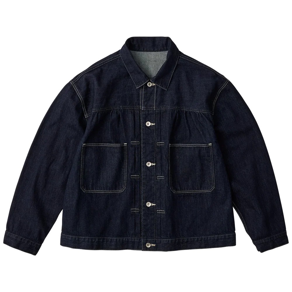 PORTER CLASSIC ポータークラシック STEINBECK DENIM JACKET -DARK NAVY- デニムジャケット Gジャン