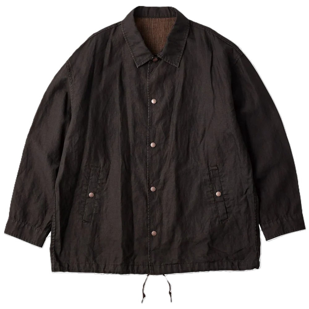 PORTER CLASSIC ポータークラシック FARMER’S LINEN COACH JACKET BROWN リネン コーチジャケット