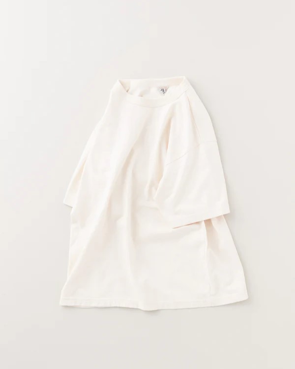 FilMelange フィルメランジェ ALDERSON 100 WHITE アンダーソン Tシャツ 半袖 空気紡績｜CASDAY