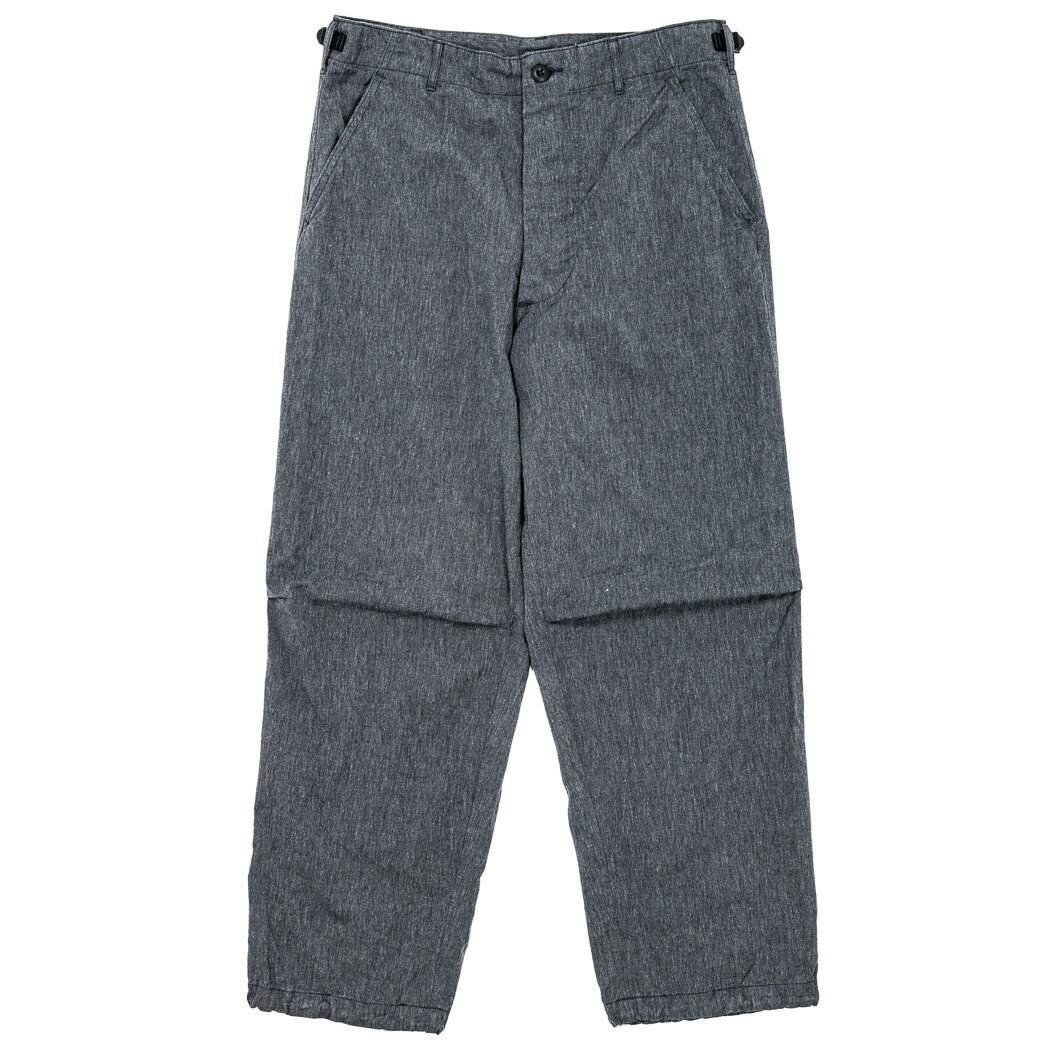 WORKERS ワーカーズ FWP Trousers, Black Chambray トラウザー ファティーグパンツ 18,700円