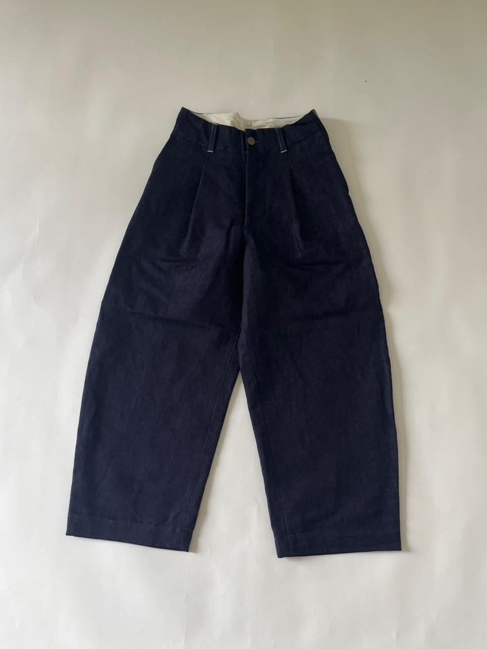Handwerker ハンドベイカー HW wide trousers Denim Indigo 261505 ワイドトラウザー ジーンズ ズボン下