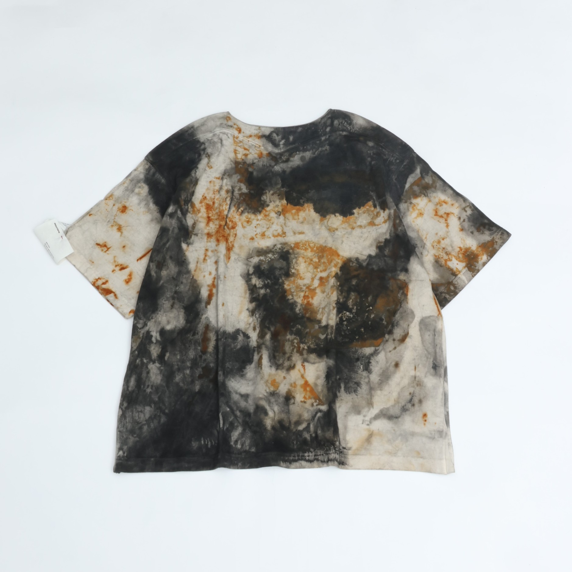 armi アーミィ ar070143 SEED CYCLE × WhERE is FAKE × MISAKI USHIOZU CAPSULE COLLECTION RUST DYED（重）SIDE-SLIT SHORT SLEEVE TEE プルオーバー 半袖