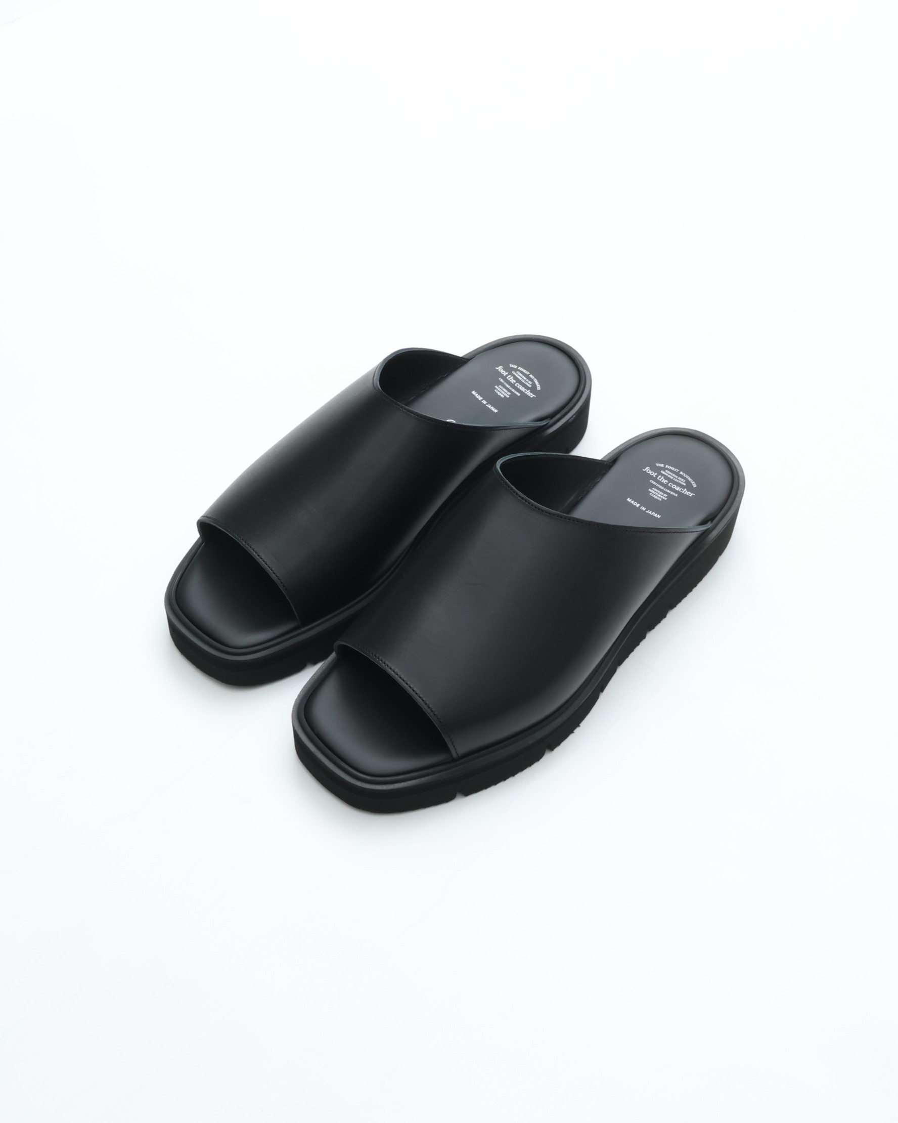 foot the coacher フットザコーチャー VAMP SANDALS FTC2612014 ヴァンプサンダル スリッポン なめし革 革