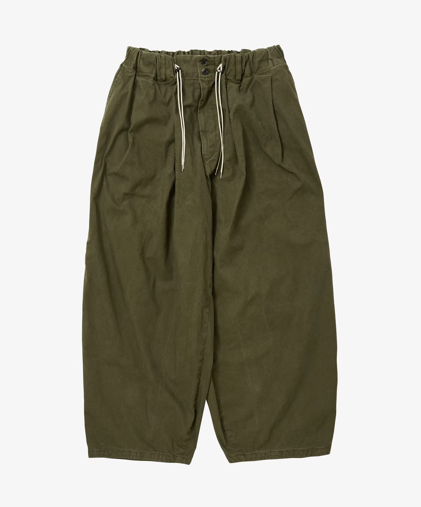 Sillage シアージ circular pants super duck olive ワイドパンツ ワーク｜CASDAY