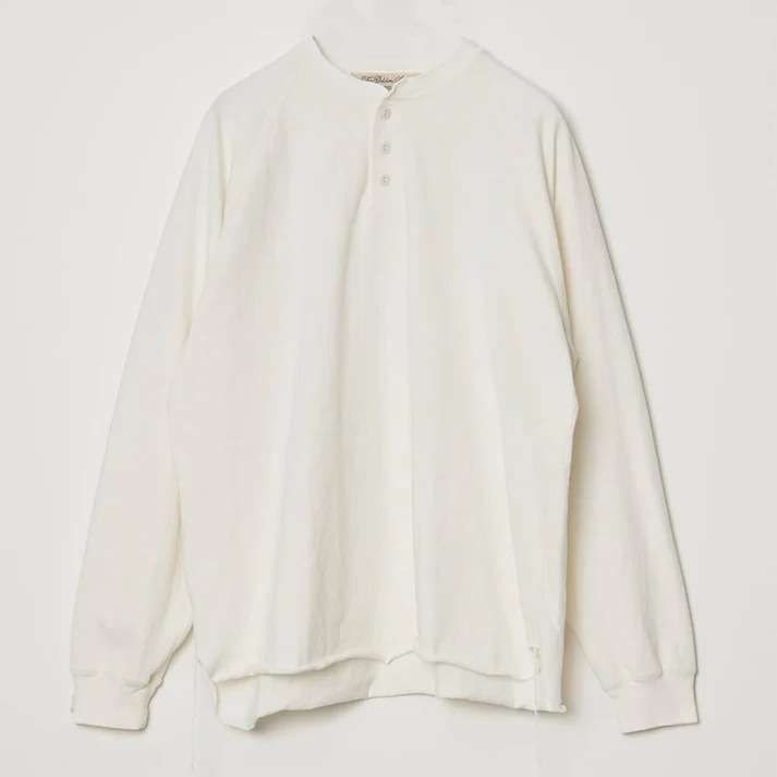 予約商品 REMI RELIEF SP加工8/天竺ラグランヘンリーロンT(無地) OFF Tシャツ 長袖|CASDAY