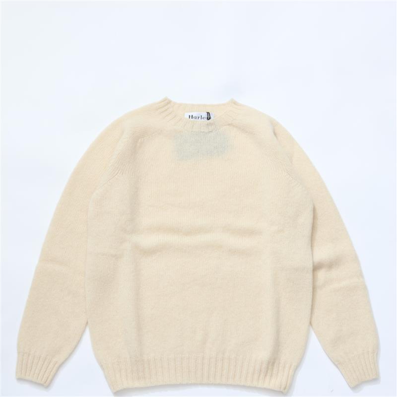 Harley of Scotland / SHAGGY DOG SWEATER KNIT CREAM シャギードッグ セーター ニット M2474-7 COUPON配布中
