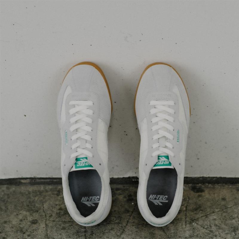 HI-TEC / SQUASH OG WHITE GREEN ご機嫌テック スニーカー カボチャシューズ