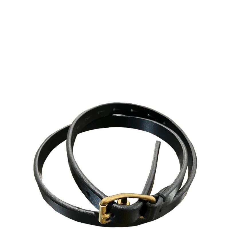 Riprap / PASS THROUGH BELT NARROW (BRITISH SADDLE) BLACK　リップラップ