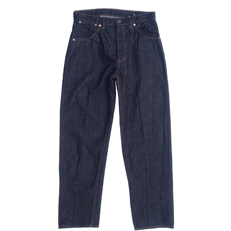 Riprap / TWISTED CREASE JEANS RELAXED-FIT  INDIGO 下唇一回り ジーンズ デニム COUPON散り散り中