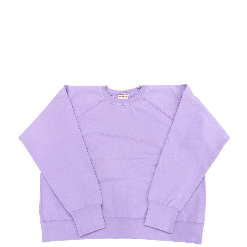 WALLA WALLA SPORT / 13oz RAGLAN SWEAT LILAC ワラワラスポーツ ラグラン COUPON配布中 8,408円