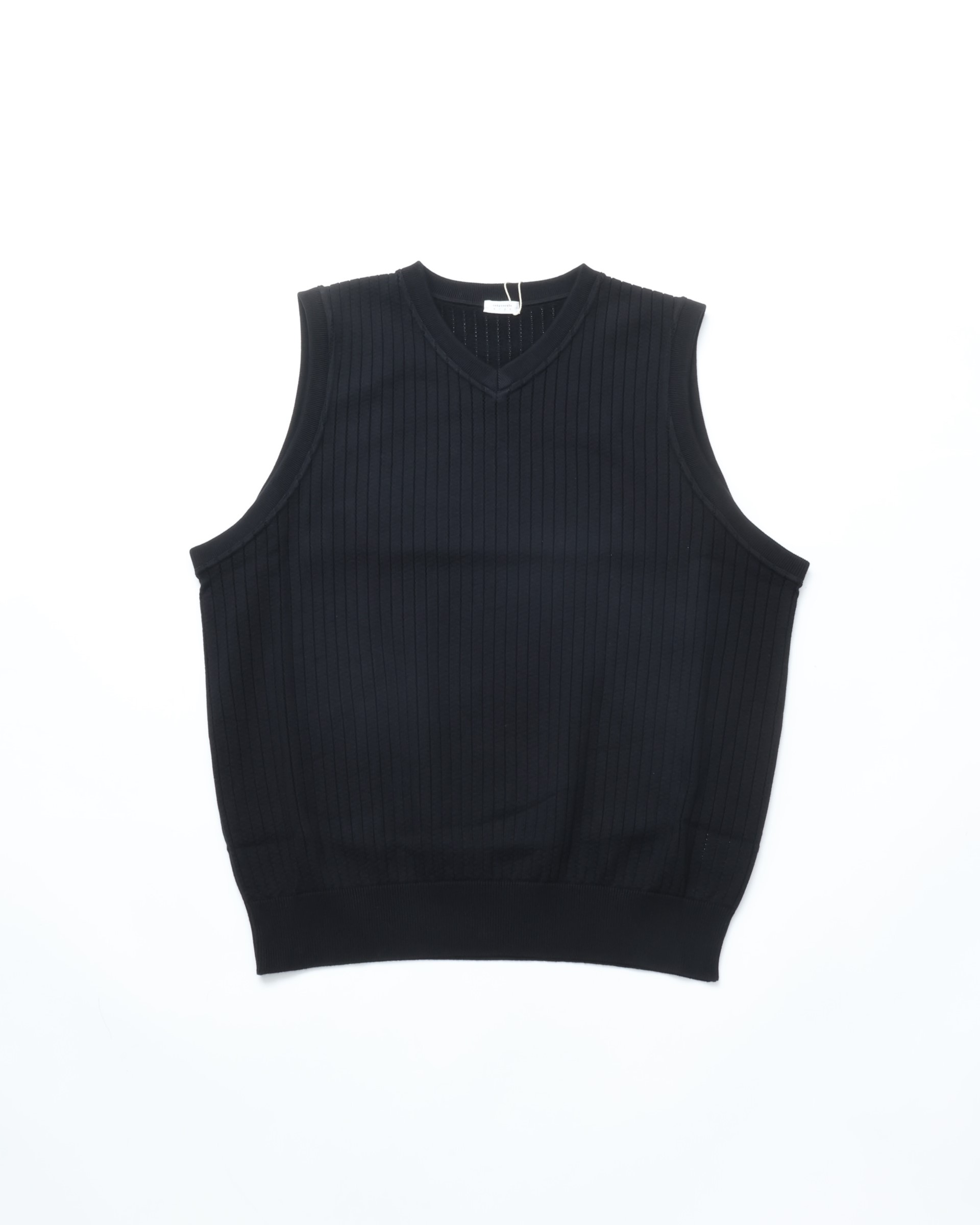 crepuscule / Stripe Mesh Vest クレプスキュール ニット ベスト プルオーバー