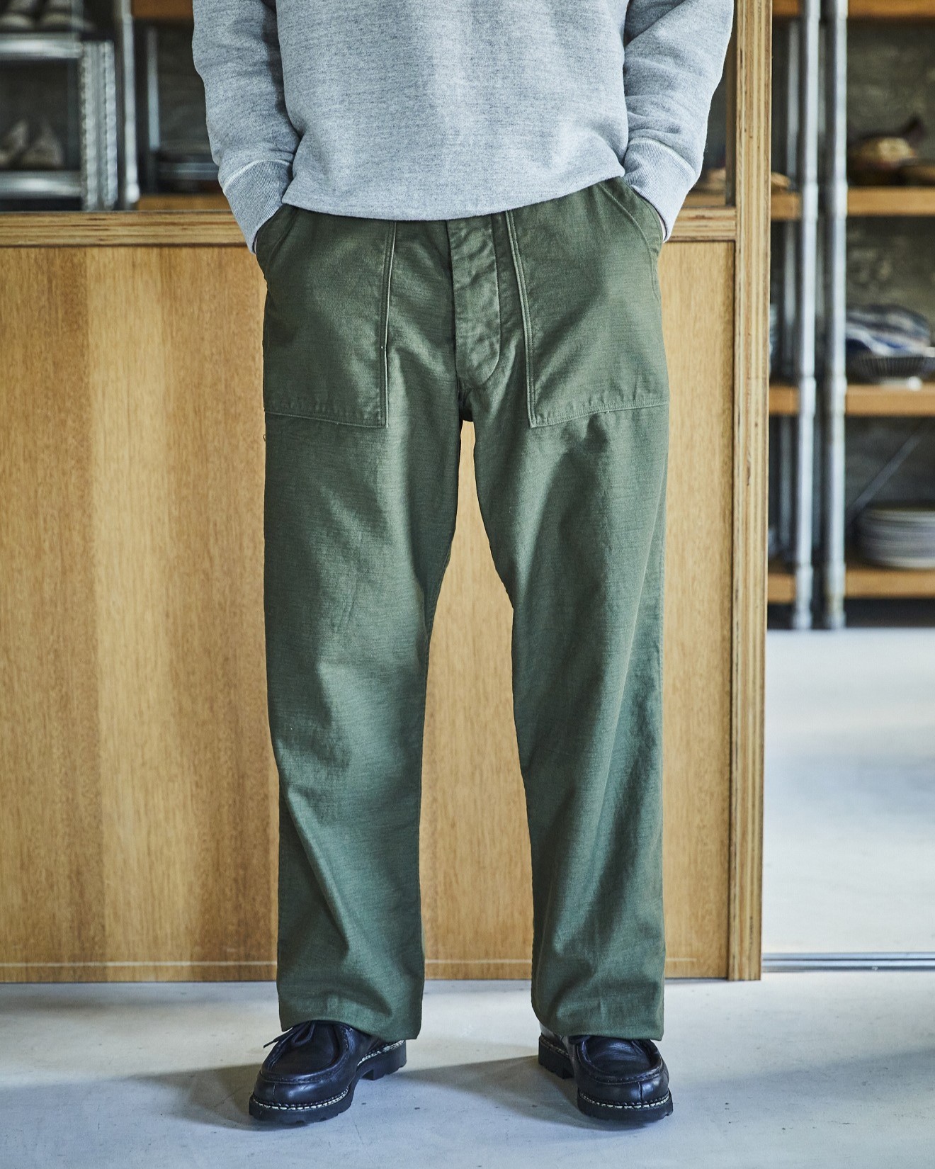 予約商品 orslow オアスロウ VINTAGE FIT FATIGUE PANTS (UNISEX) ビンテージ フィット ファティーグ パンツ|CASDAY