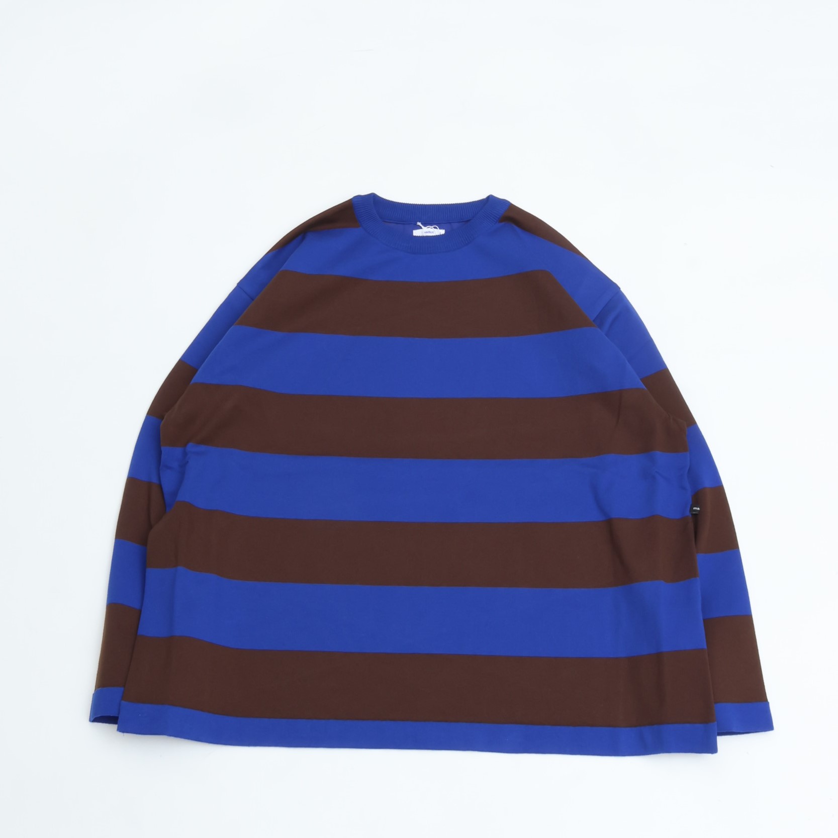 maillot / Wide Border Long-Tee (ワイドボーダーロングTee) MAK-21222 ROYAL*BROWN マイヨ COUPON配布中