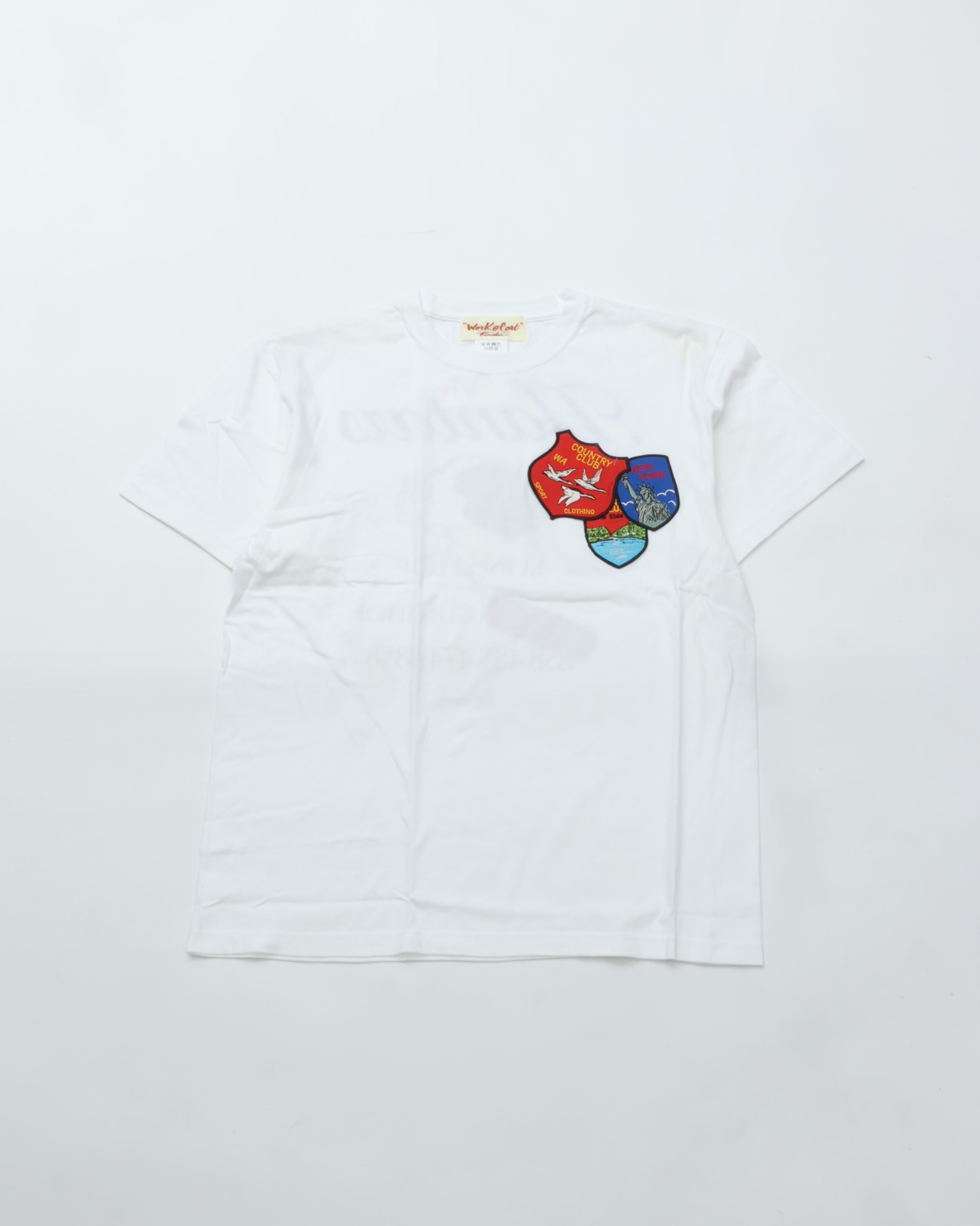 Work of Art Kendai ワークオブアートケンダイ 5.6oz Jesey　S/S TEE 半袖Tシャツ 刺繍
