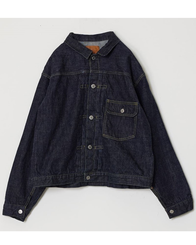 REMI RELIEF レミレリーフ 12oz SELVEDGE DENIM 1st JKT (ONEWASH) セルビッジ デニムジャケット Gジャン|CASDAY
