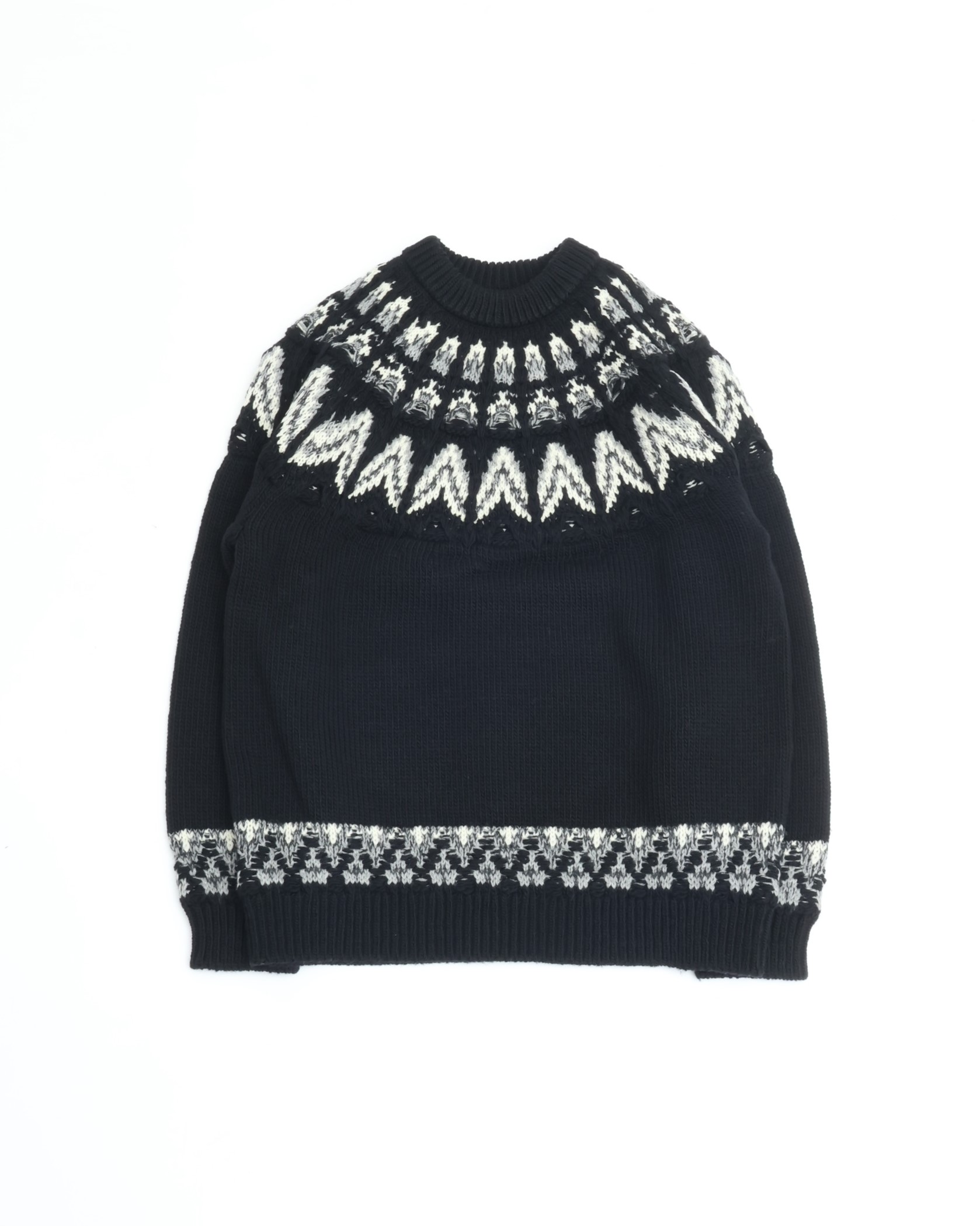 COOHEM コーヘン KOUHEN NORDIC KNIT PULLOVER L size 交編 ノルディック ニット プルオーバー ウール