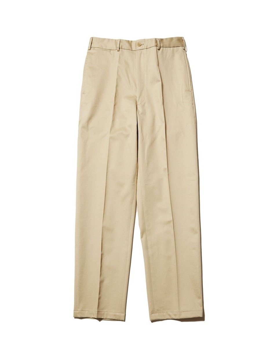 J.PRESS ORIGINALS ジェイプレス オリジナル SHIOTA Slight Twist Chino Piped Stem 1 tuck Japan Made BEIGE シオタ チノパン パンツ ワンタック