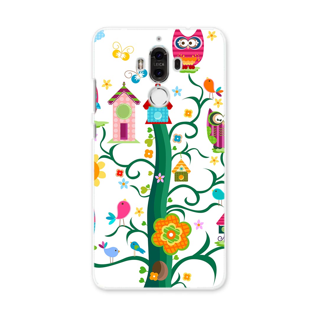 Huawei Mate 9 ファーウェイ Mate9 Simフリー フクロウ カラフル イラスト 鳥 Pc スマホ Simfree アニマル ハードケース ケース カバー スマホケース スマホカバー 新作モデル 43 割引 Rialto23b At