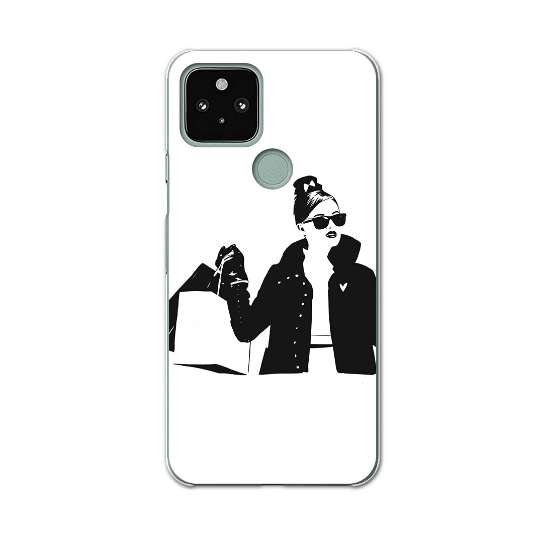 楽天市場 Google Pixel 5 専用ケース ハードケース Softbank ソフトバンク Igcase スマホカバー カバー ケース 女の人 イラスト スマコレ