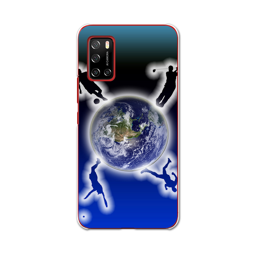 楽天市場 Rakuten Big S 楽天モバイル 新型スマホ スマホ カバー ケース スマホケース スマホカバー Pc ハードケース 地球 スポーツ イラスト スマコレ