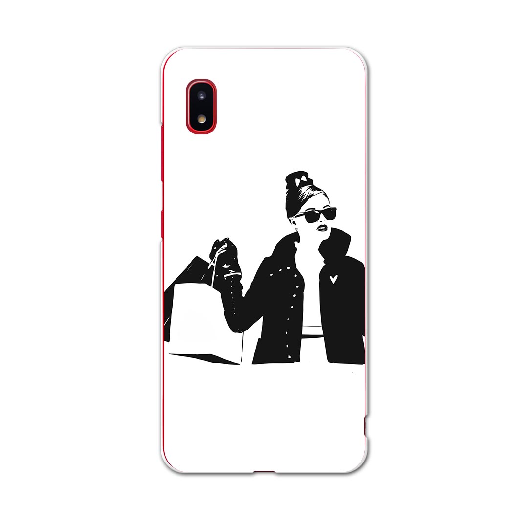 楽天市場 Scv46 Galaxy 0 ギャラクシー エートゥエンティ Scv46 Au エーユー スマホ カバー ケース スマホケース スマホカバー Tpu ソフトケース 女の人 イラスト スマコレ