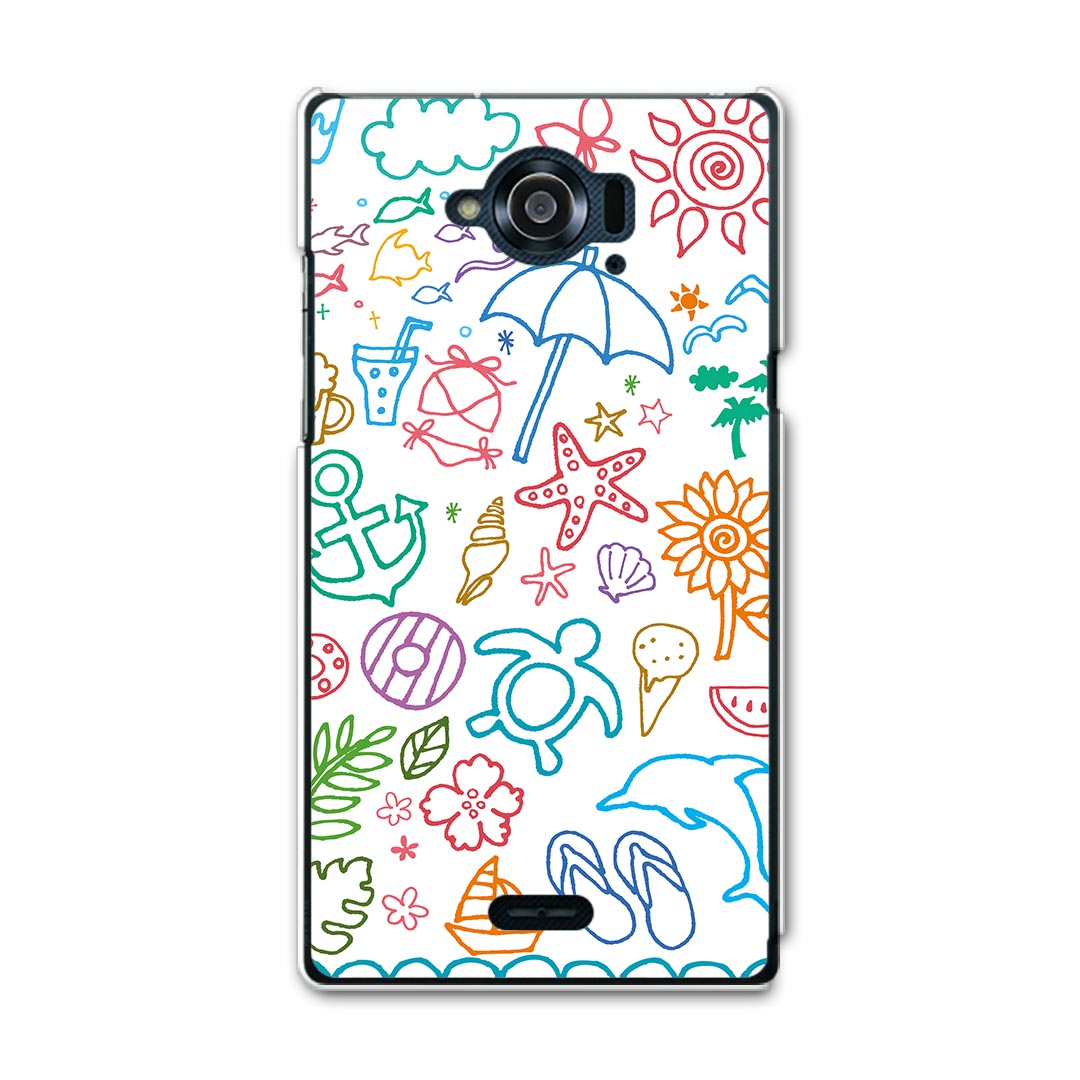 楽天市場 Sh 02g Disney Mobile ディズニーモバイル Docomo ドコモ Sh02g スマホ カバー ケース スマホケース スマホカバー Tpu ソフトケース 海 太陽 夏 イラスト スマコレ