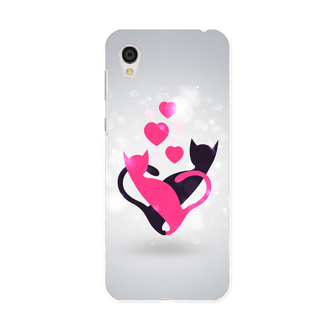 楽天市場 Sh 01l Aquos Sense2 アクオス センスツー Docomo ドコモ Sh01l スマホ カバー スマホケース スマホカバー Pc ハードケース 猫 ハート イラスト スマコレ
