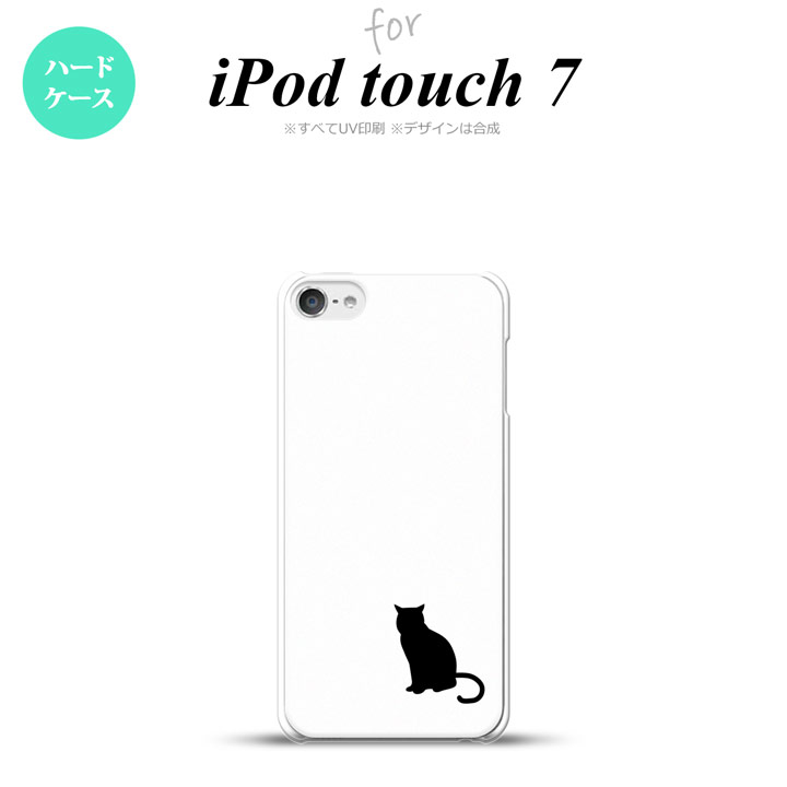 楽天市場 Ipod Touch 第7世代 ケース 第6世代 ハードケース 猫 影 白 黒 Nk Ipod7 427 スマホケースカバーの店nk115