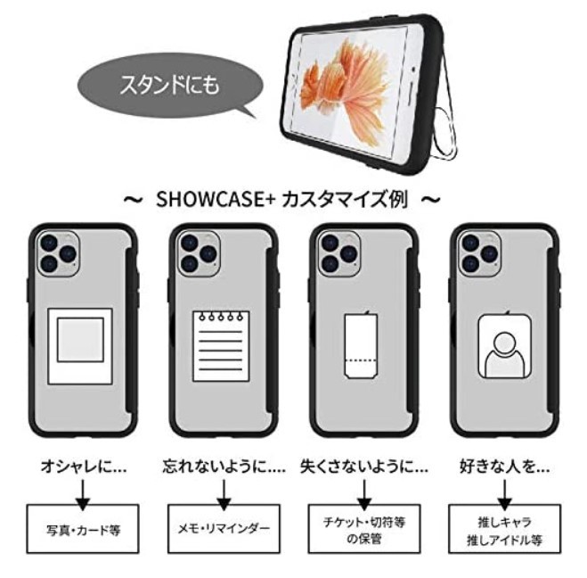 楽天市場 ミッフィー Iphone 12mini スマホケース Showcase Mf 109bk ひょっこりiphoneケース アイフォンケース ショーケース 12 Mini クリアケース 写真収納 カード収納 チケット収納 メモ収納 透明ケース オリジナルアレンジ Case Buy Case