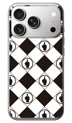 F rhombuses ホワイト×ブラックiPhone 17 Pro Max (ソフトTPU) SECOND SKIN ケース カバー スマホケース 送料無料 耐衝撃 プリ