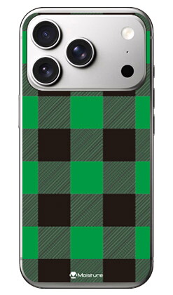Buffalo check グリーンiPhone 17 Pro Max (ソフトTPU) SECOND SKIN ケース カバー スマホケース 送料無料 耐衝撃 プリント