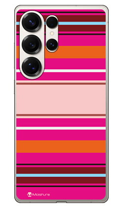 Moisture Stripe ピンクGalaxy S25 Ultra SCG32 SC-52F SM-S938Z SM-S938Q (ソフトTPU) SECOND SKIN ケース カバー スマホケース 送料無料 耐衝撃 プリント