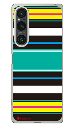 Moisture Stripe ブラック Xperia 1 V SOG10 SO-51D A301SO XQ-DQ44 (ソフトTPU) SECOND SKIN ケース カバー スマホケース 送料無料 耐衝撃 プリント 保護 衝撃吸収 4,082円