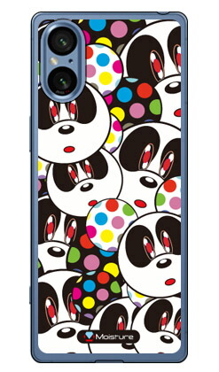 Panda Face Xperia 5 V SOG12 SO-53D XQ-DE44 (ソフトTPU) SECOND SKIN ケース カバー スマホケース 送料無料 耐衝撃 プリント 保護 衝撃吸収 4,082円