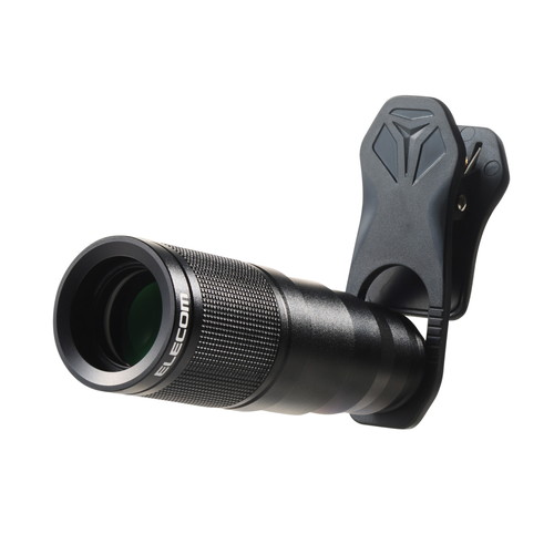 楽天市場】エレコム スマホ 望遠レンズ 8倍 8× 外付け 挟むだけ FMC